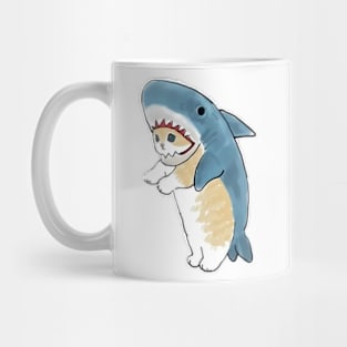 vintage-cat-shark Mug